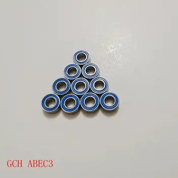 10ШТ 6x10x3 MR106 2RS ABEC3 сини гумени уплътнения, носещи 6x10x3 mm RC