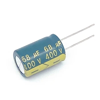 2 ЕЛЕМЕНТА 400V68UF 68UF 400V Алуминиеви електролитни кондензатори с висока честота 16 * 25 мм