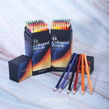 24/36/48/72 Професионален маслен пастел от мека дървесина, акварелни Моливи, комплект ученически пособия за рисуване