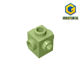 Gobricks GDS-650 MOC Plate Brick 4733, съвместим с 1x1, Събира частици за изграждане на блоковете, на части, образователен и творчески играчки 