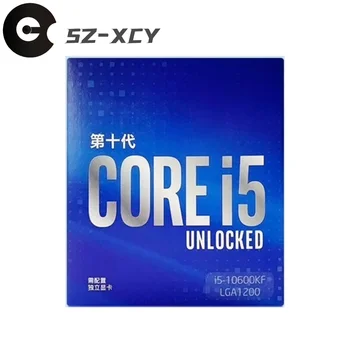 Intel Core i5-10600KF I5 10600KF 4,1 Ghz Шестиядерный двенадцатипоточный процесор 65 W 12 М LGA 1200 Запечатани нов, но без охладител
