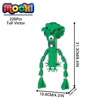 MOC1285 Играта Banban градивните елементи на Висок зелен герой Banban Фигурка забавни играчки за деца Креативен подарък на приятел