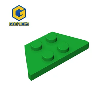 Детайли блокове Gobricks Клиновидная плоча 2 x 4 е Съвместима с 51739 детски тухлени играчки Строителни блокове на Технически 