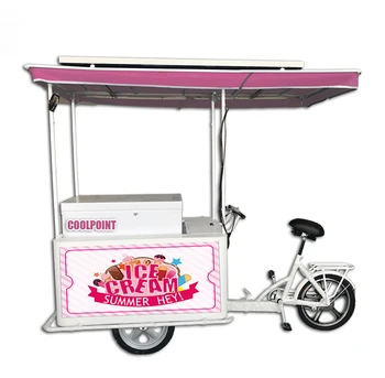 Електрическа триколка за сладолед / КОЛА / мотор за продажба от товарен триколка с фризер за доставка на храна