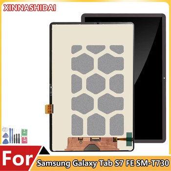 За Samsung Galaxy Tab S7 FE SM-T730 SM-T733 SM-T735 SM-T736 T737 T738 LCD Екран Със Сензорен Цифрователем Стъкло Сензор