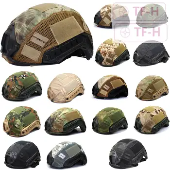 Камуфляжный военно тактически калъф за шлем Кърпа за каска Защитна кожа Airsolft Пейнтбольные Аксесоари за лов за бързо шлем