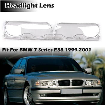 Капак фарове Прозрачни Лещи Лампа Подходящи За BMW E38 1999 2000 2001 728i 730i 735i 740i Подмяна на Корпуса на Аксесоари за Автомобили