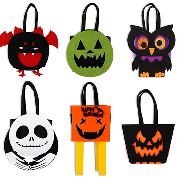Клубничная чанта за Хелоуин, Тыквенная чанта за бонбони, чанта за призрачен фестивала, детски декоративен реквизит, подаръци за деца