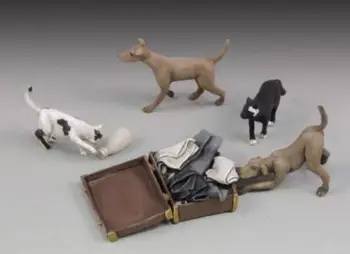 Комплект за сглобяване на модели на кучета и котки от смола серия 1/35 на Животните
