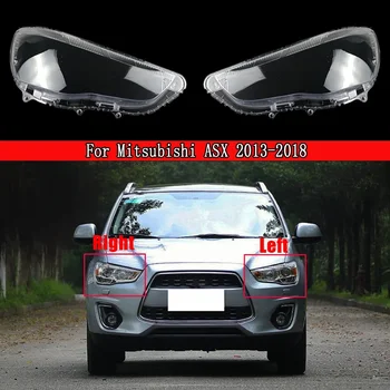 Корпус на автомобилни фарове, лампа, Прозрачен капак, със Стъклен капак на обектива фарове за Mitsubishi ASX 2013 ~ 2018
