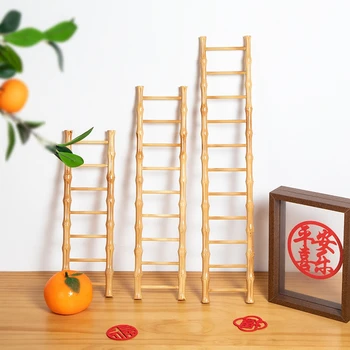 Мини-функции за моделиране на китайската Нова година Стълбище Мини-стълбище Коледна Украса Скъпа е Имитация на Стълбите Детски Подарък-аксесоари За дома