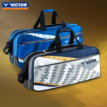 Оригинална чанта за бадминтон Victor 2020 г., с правоъгълна чанта Victor Tennis Premium, на 6 ракети BR9609