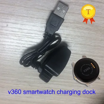 оригинални смарт часовници v360 зарядно устройство за часовници phonewatch saat часовник smartwatch клип dock case зарядно устройство за зареждане, докинг станция