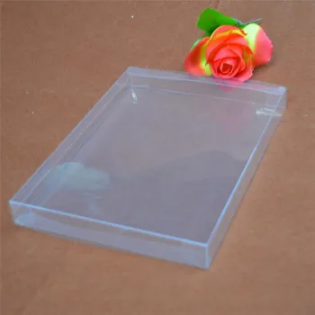 плоска, прозрачна подарък кутия от PVC 100шт
