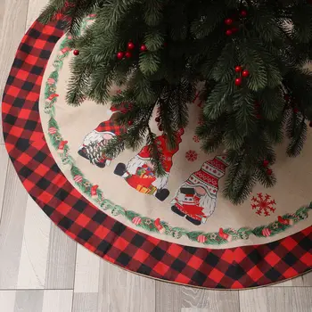 Пола за Коледната елха Коледна украса за стоки за дома Кръгли поли за Коледно Декор на своята практика