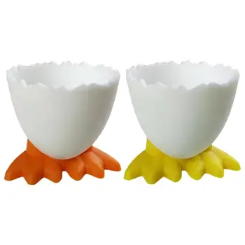 Поставка за яйца от кокоши крака, Функционален Сладък чашка за яйца от кокоши крака, Трайни Творчески Забавен Маса уред за подаване на яйца на закуска