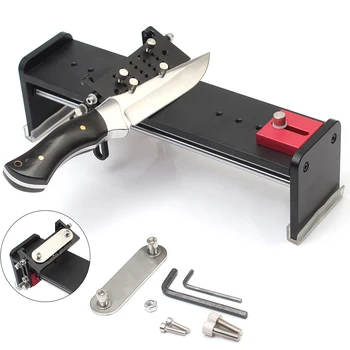 Рамка за заточване на ножове от алуминиева сплав, Професионална ъглова острилка, Мелница, Инструменти за заточване, 2 Цанги за ножици, Строгальный машина, стамеска