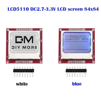Смарт Електроника LCD Модул Дисплей Монитор адаптер печатна платка 84*48 84x84 LCD 5110 Nokia 5110 Екран за Arduino