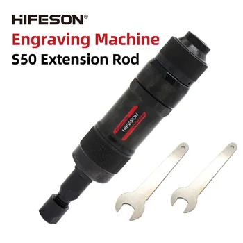 Удължител HIFESON S50 Пневматичен резьбошлифовальный машина с променлива скорост на въртене, патронник за полиране и шлифоване 6 мм