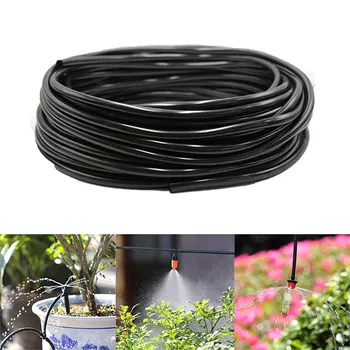 черен маркуч за капково напояване с дължина 5 м, идеален за система за напояване на градината си с ръце Или като празен разпределителната тръба за всяка градина