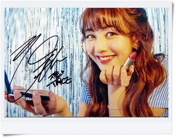 два пъти подписана Pak Джи Хе снимка с автограф LIKEY Twicetagram 4 *6 инча K-POP collection безплатна доставка 112017