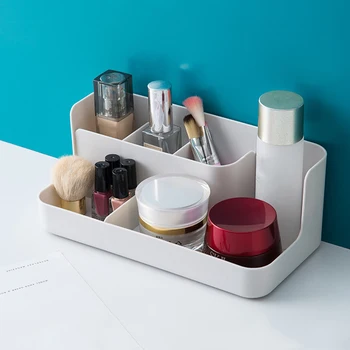Кутия-органайзер за грим Кутия за съхранение на козметика Кутия Тоалетна маса Контейнер за подробности Кутия за грим